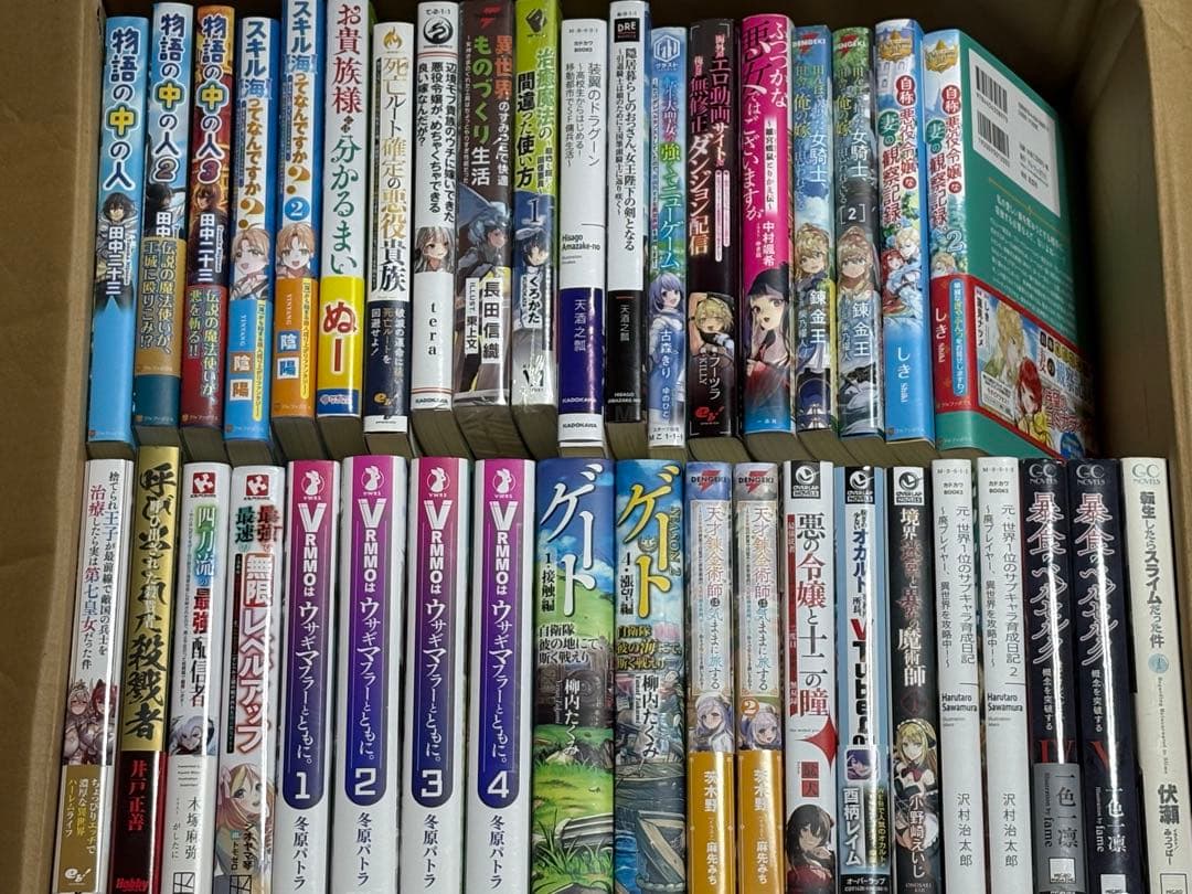 ライトノベルまとめ売り計60冊