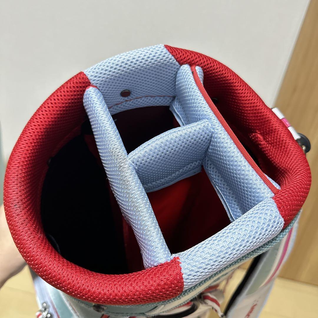 廃盤希少 NIKE GOLF キャディバッグ ライトブルー/ホワイト