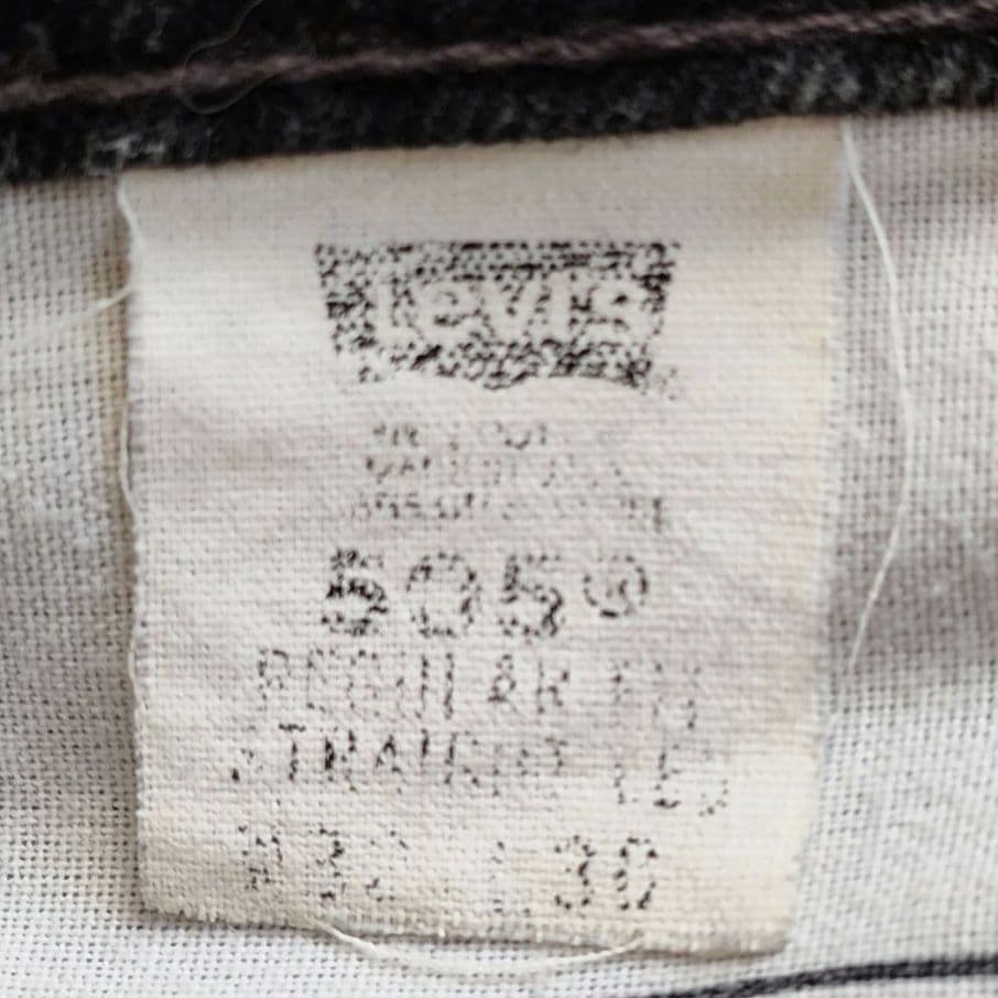 90s USA製 Levi's/リーバイス 505 サルファブラック　W32