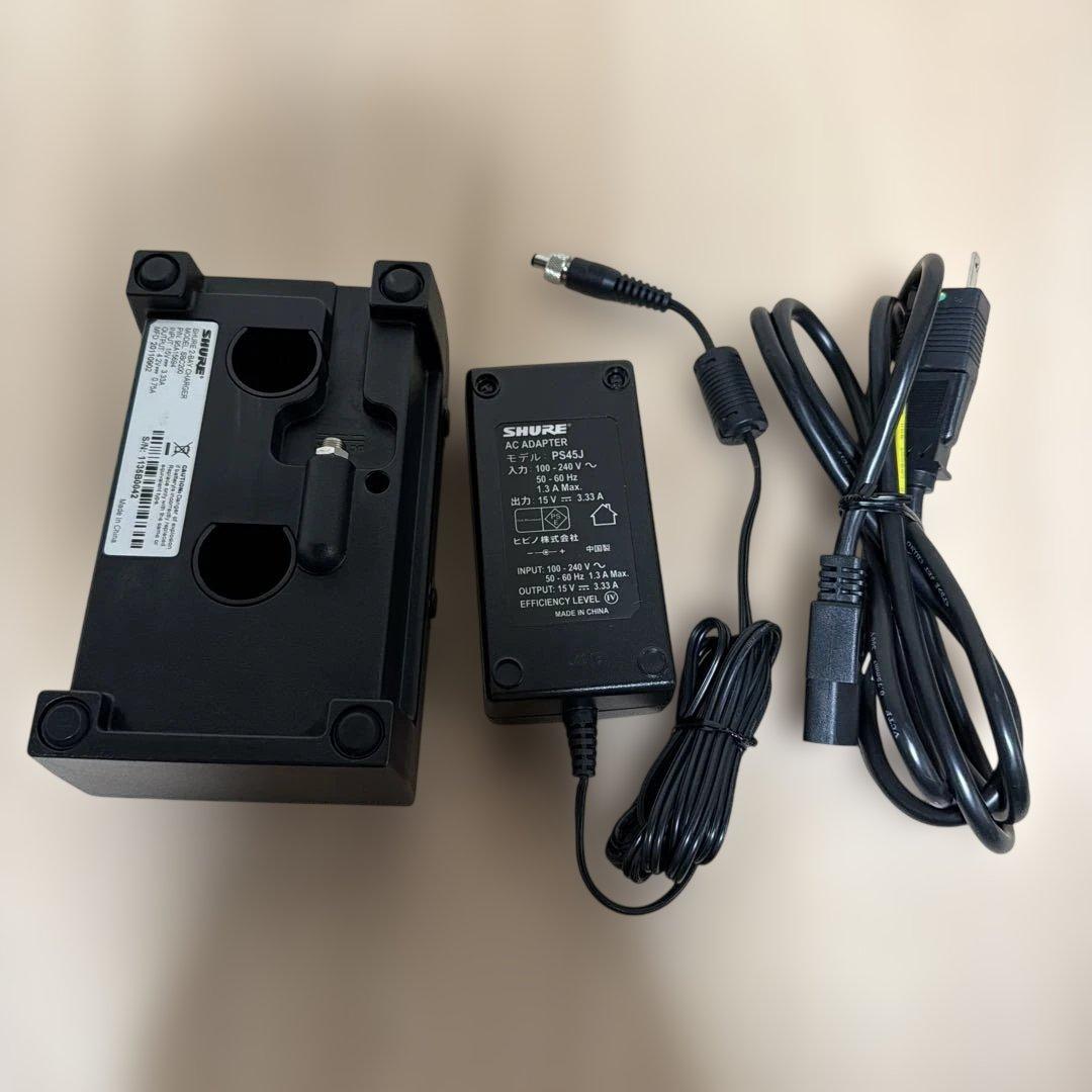 SHURE SBC200デュアルドッキング充電ステーション