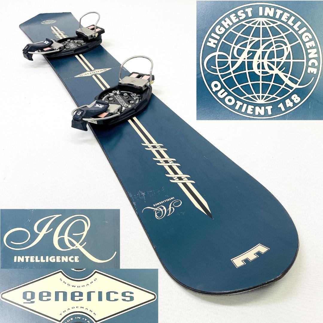 希少 Qenerics 148cm アルペンボード ビンディング付き 当時物