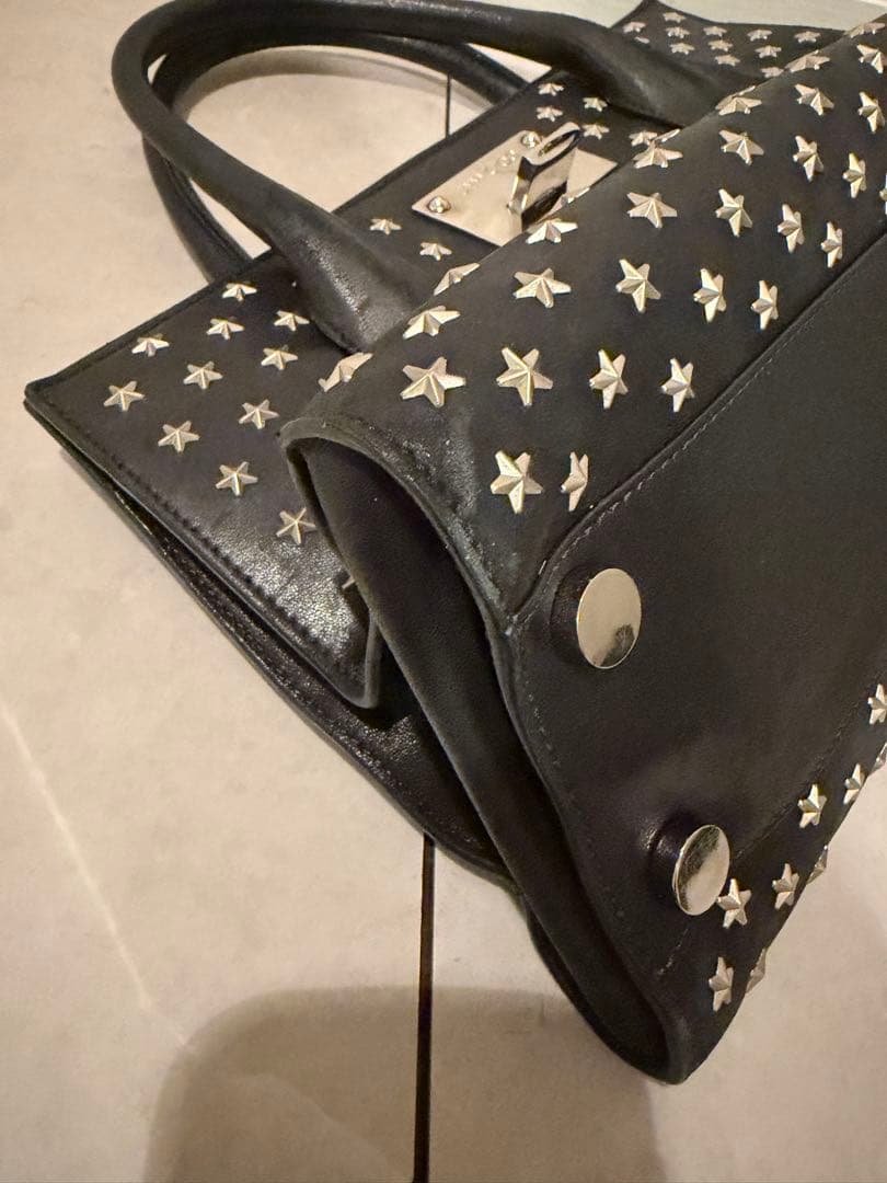 JIMMY CHOO/ジミー チュウ　スタッズ付きハンドバック