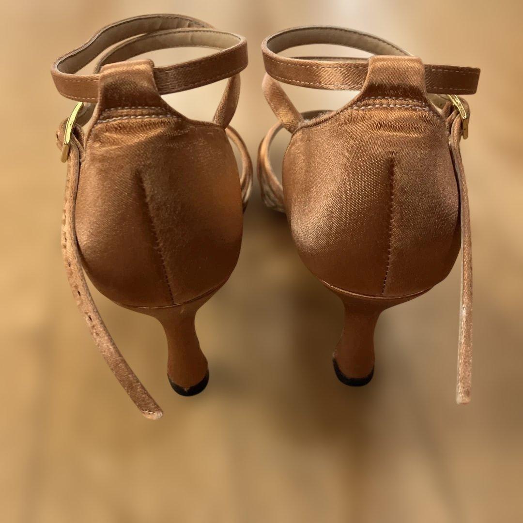 ラテンシューズ　社交ダンス　22センチ　美品