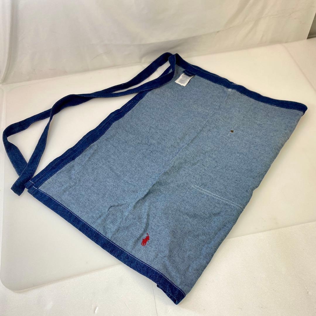 RALPH LAUREN ラルフローレン Bordon デニム ハーフ エプロン