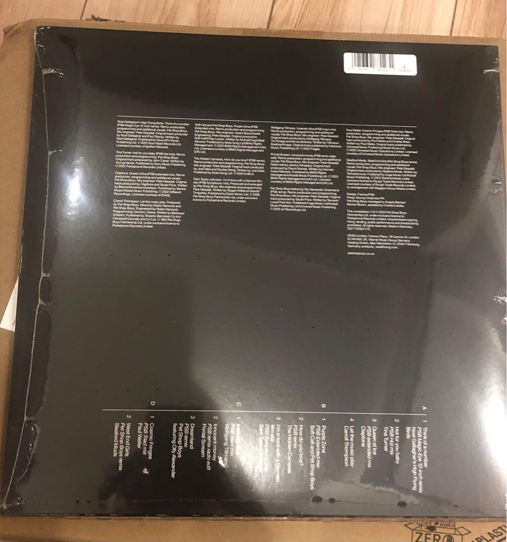 新品 pet shop boys disco5 カラー2LPレコード
