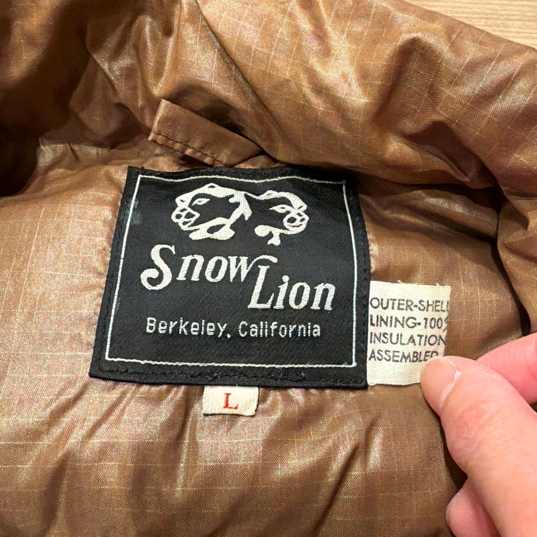  Lion DOWN VEST スノーライオン ダウンベスト ビンテージ