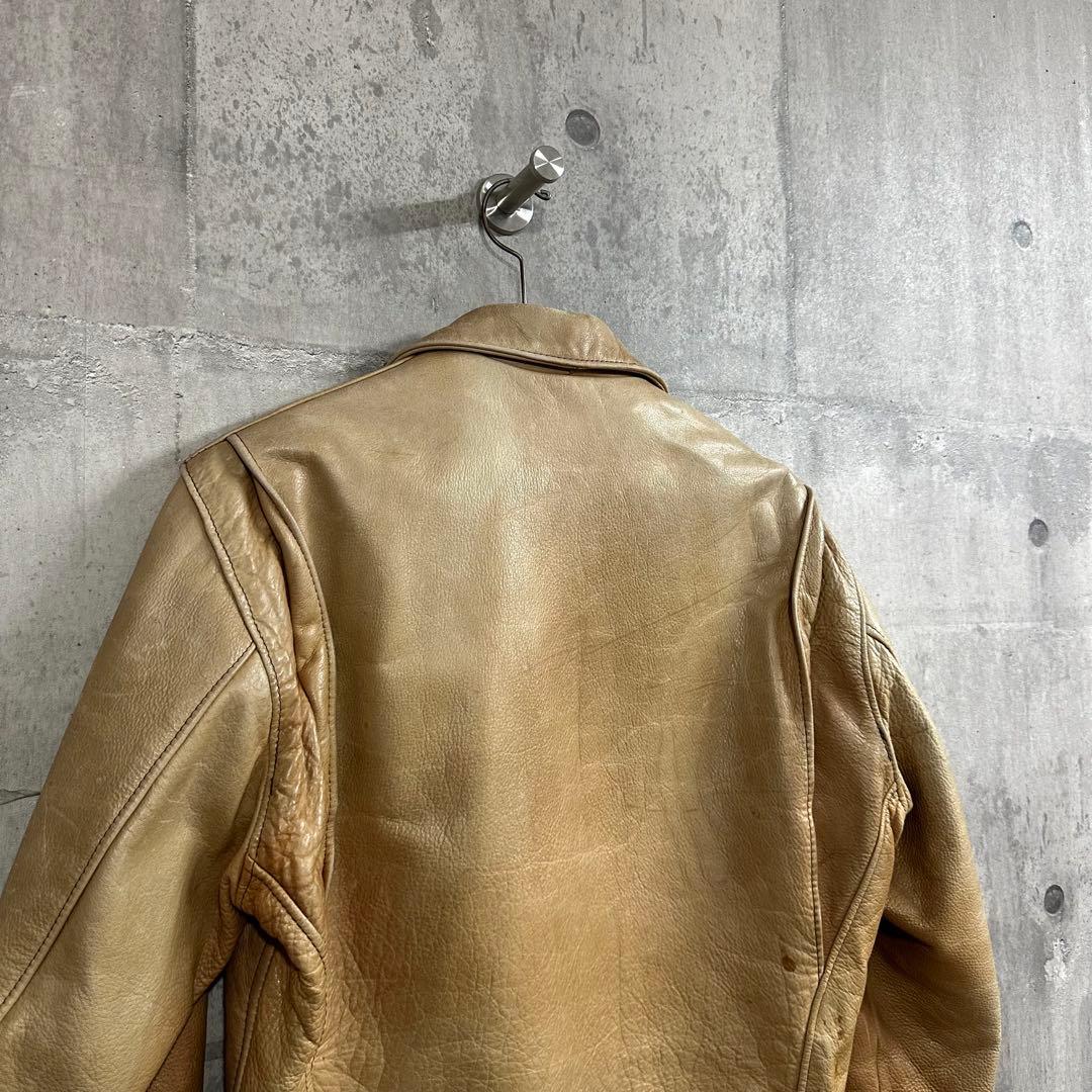 ル*ん様 70s Schott シングルライダース 本革ジャケット USA製 ヴ