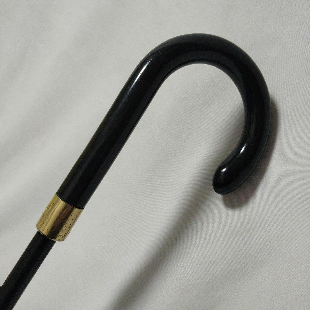 Yves Saint Laurent　イヴサンローラン　雨傘　刺繍ロゴ　青　長傘