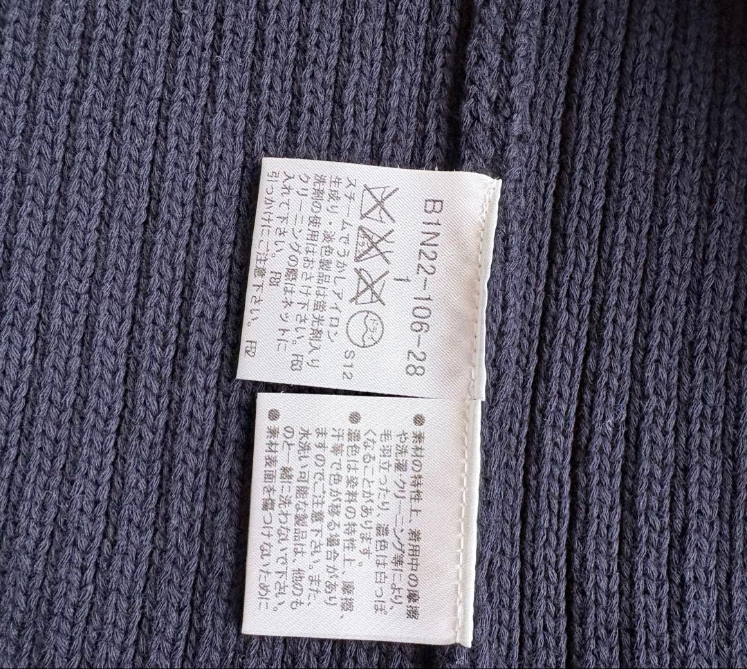 【新品　未使用】　BURBERRY 濃紺カーディガンジャケット