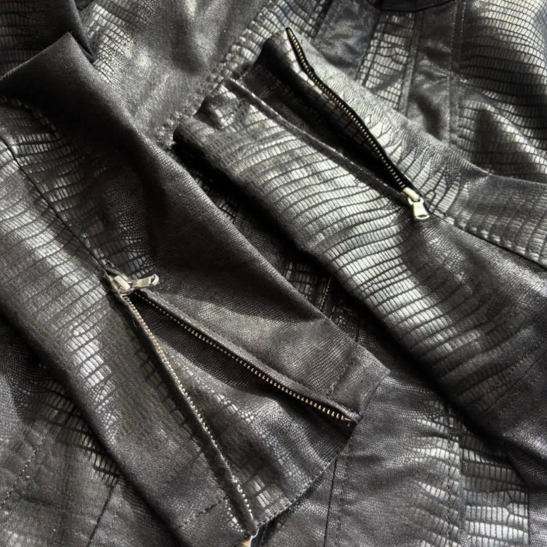 ジャケット・アウター tornado mart coating crocodile jacket