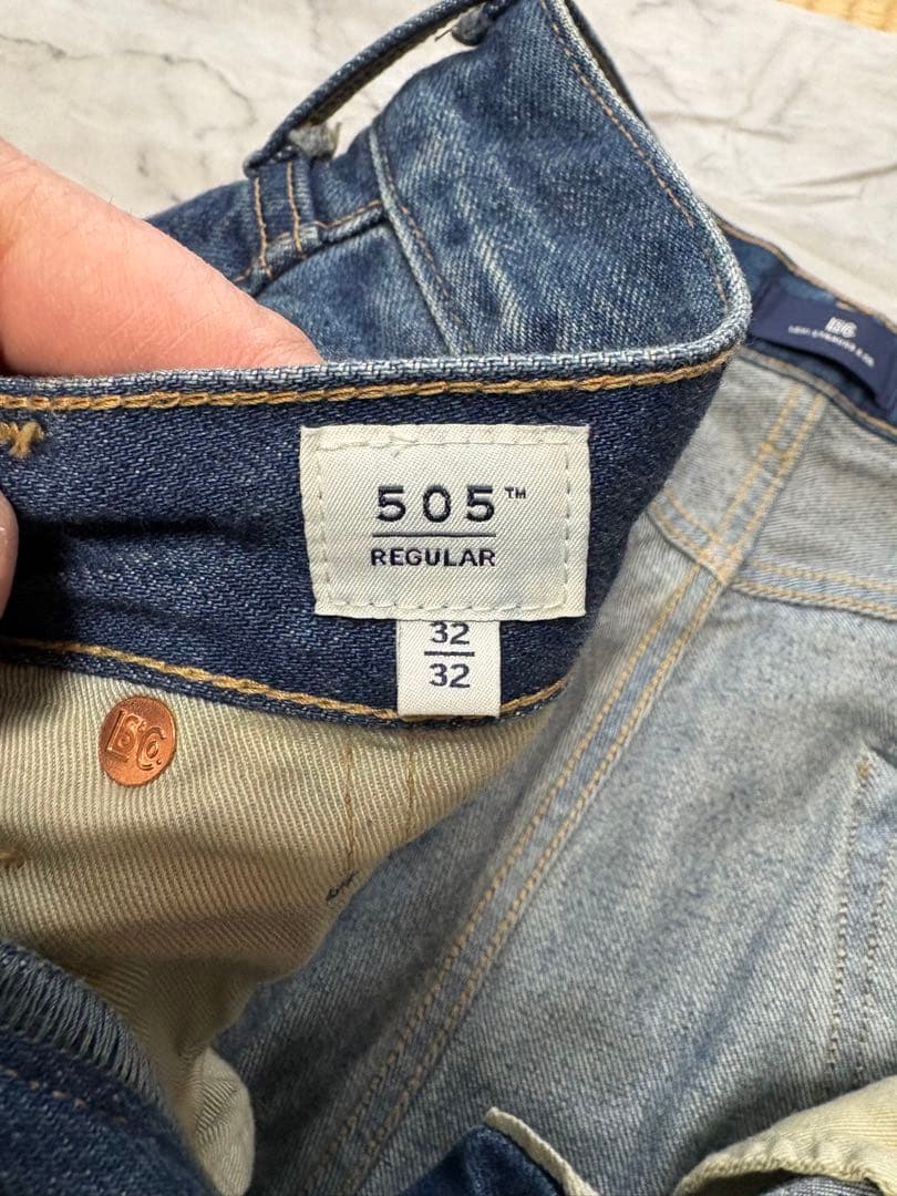 【希少】LEVI'S BLUE TAB 505 レギュラーフィット W32