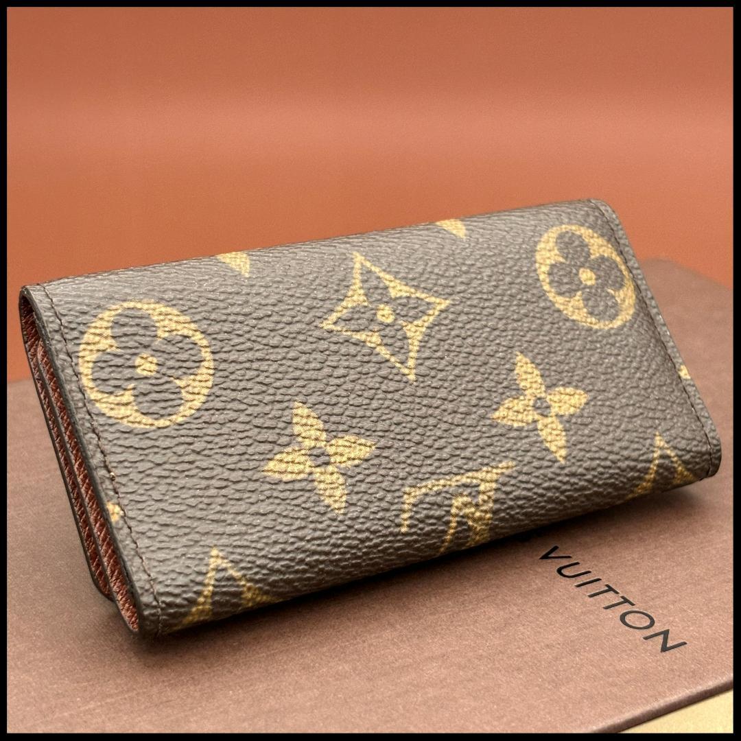 美品✨ ルイヴィトン モノグラム キーケース ミュルティクレ レディース s