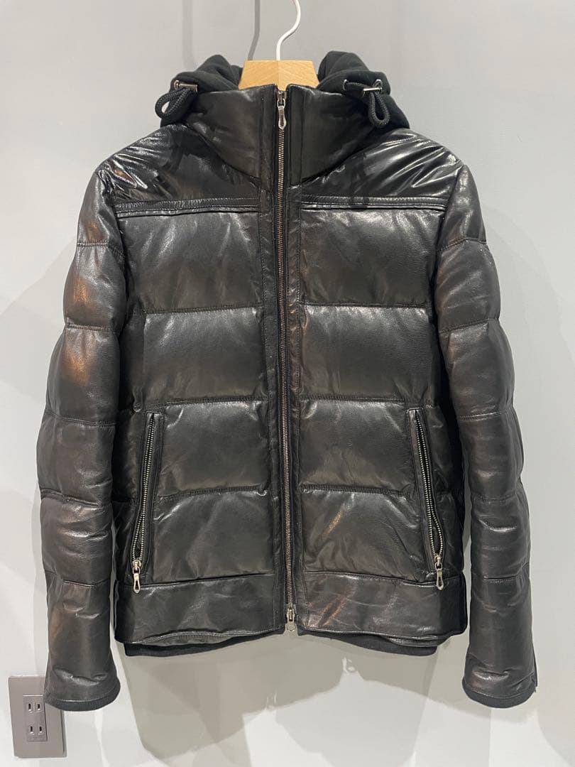 5351 POUR LES HOMMES ブラックダウンジャケット