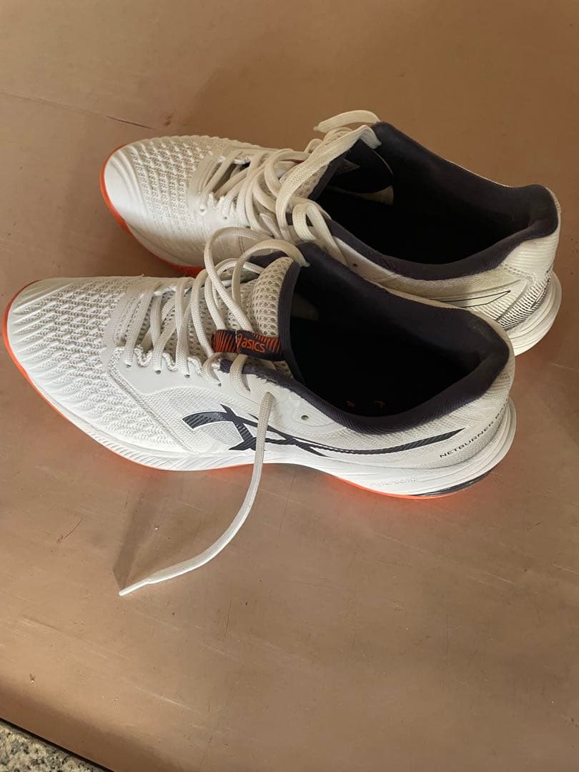 ASICS GEL-ROCKET 10 バレーボールシューズ ホワイト/オレンジ