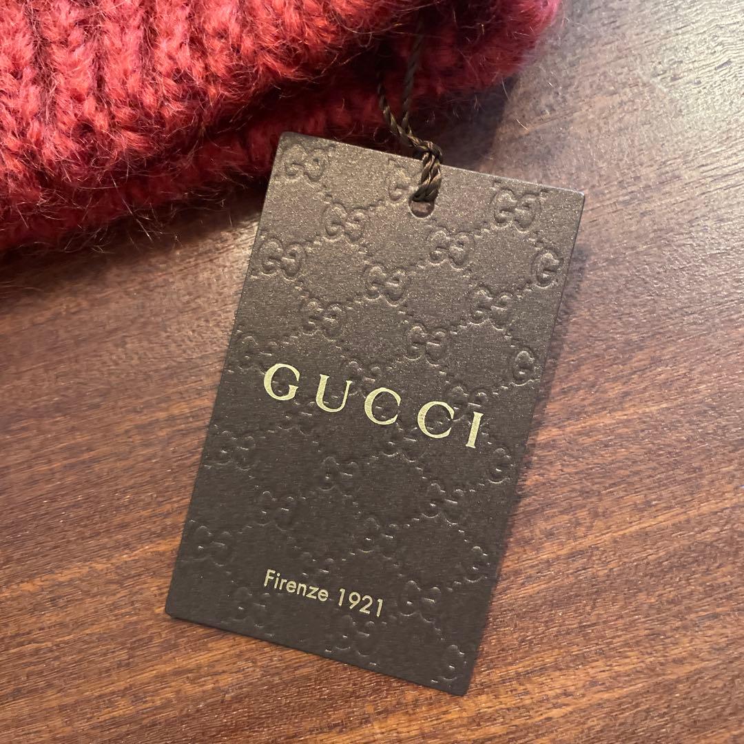 【新品未使用】GUCCIグッチ　ニット帽