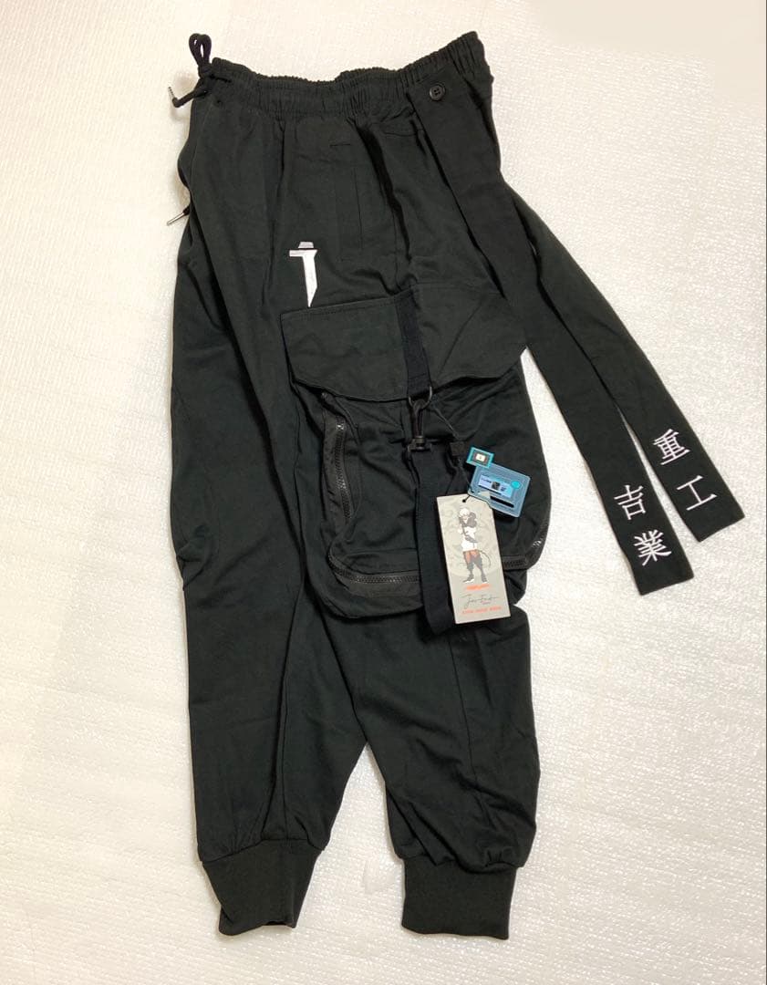 JIYEIND 吉業重工　カーゴパンツ　黒