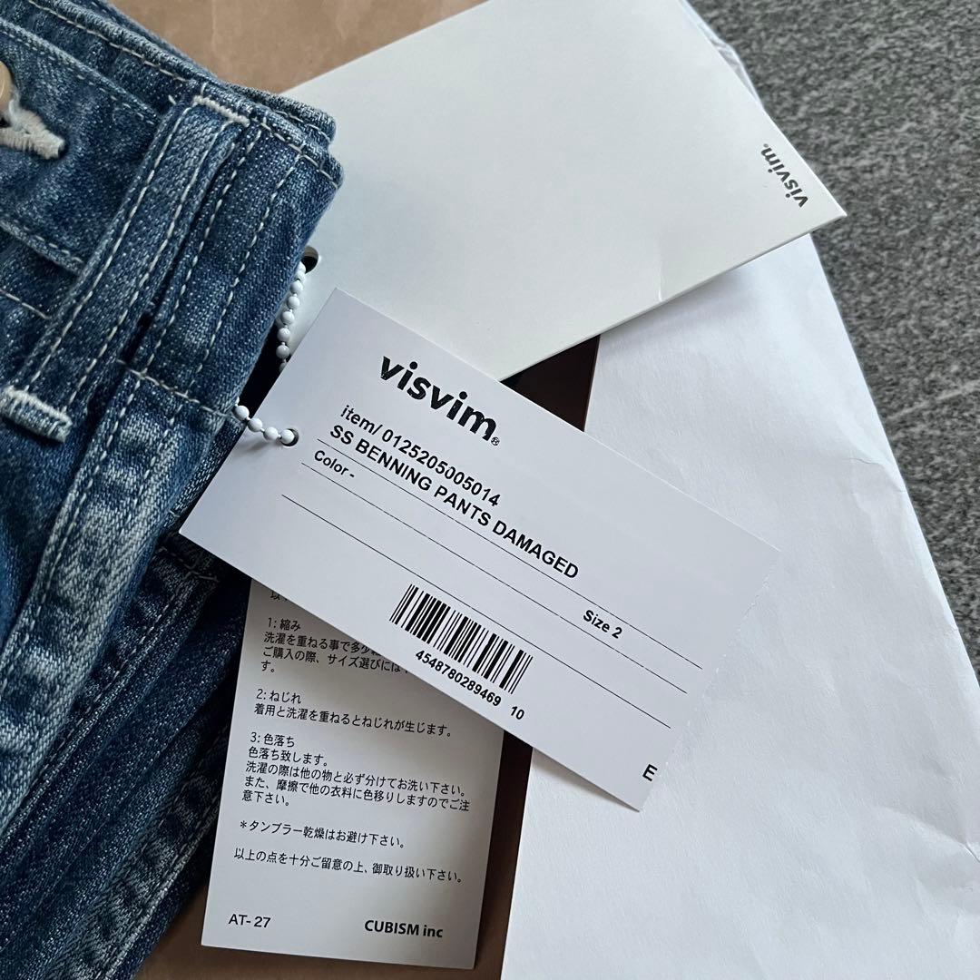 パンツ VISVIM SS BENNING PANTS DAMAGED