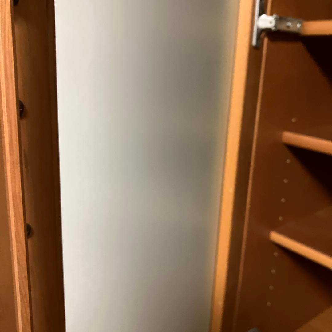 天然木使用　国産　食器棚