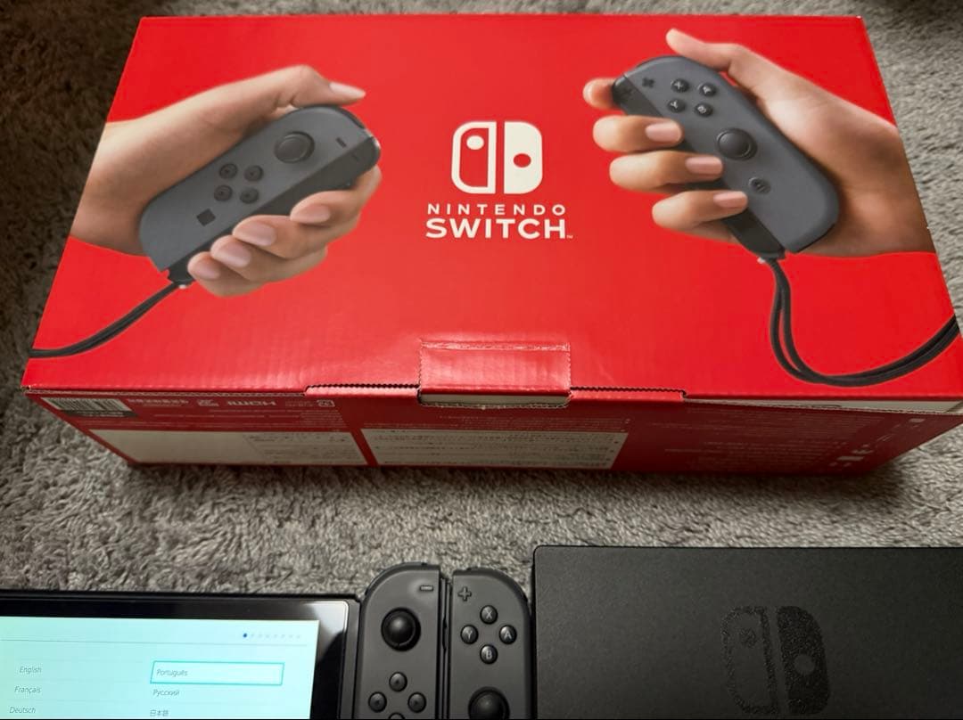 【箱付き】Nintendo Switch　本体　グレー