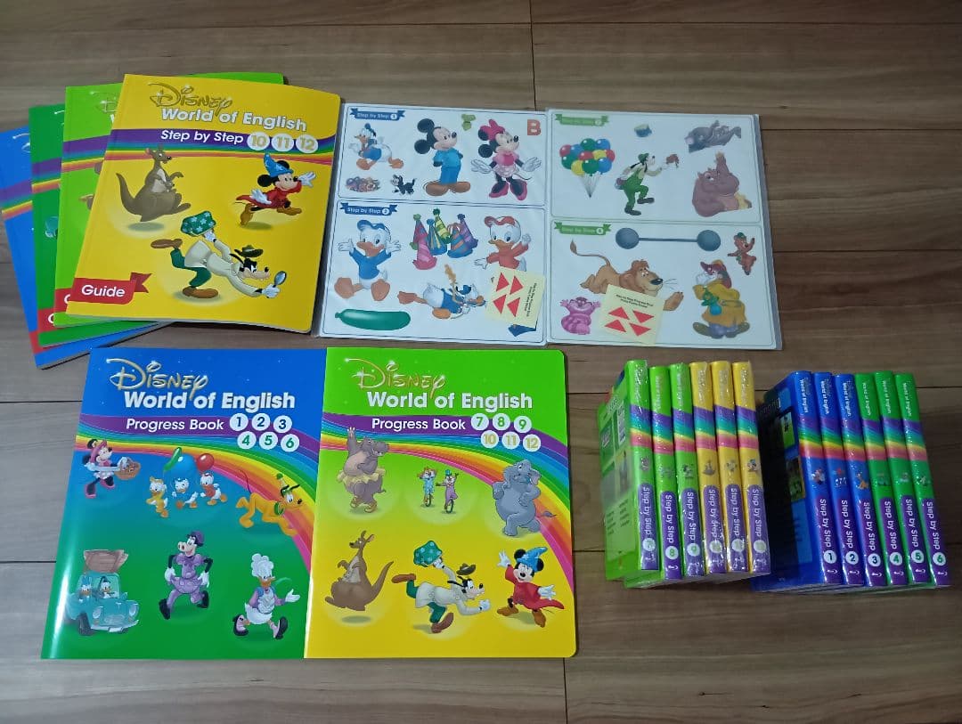 最新版　新品未開封☆Disney World of English 教材セット