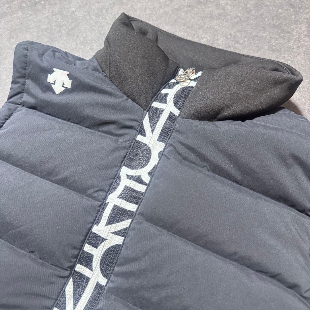 DESCENTE GOLF レディースダウンベスト ブラック