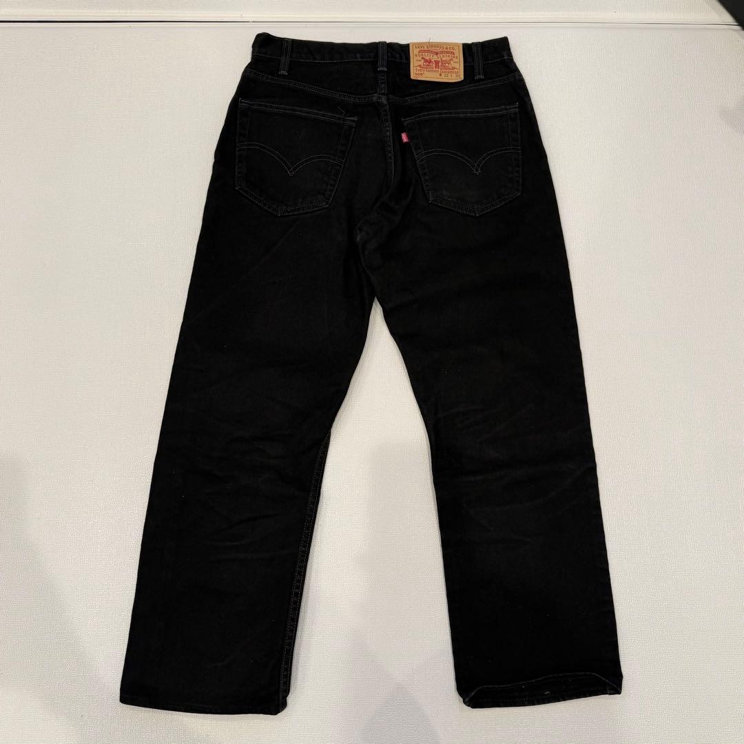 【00’s】Levi’s 505後染めブラック デニム W32L30 メキシコ製