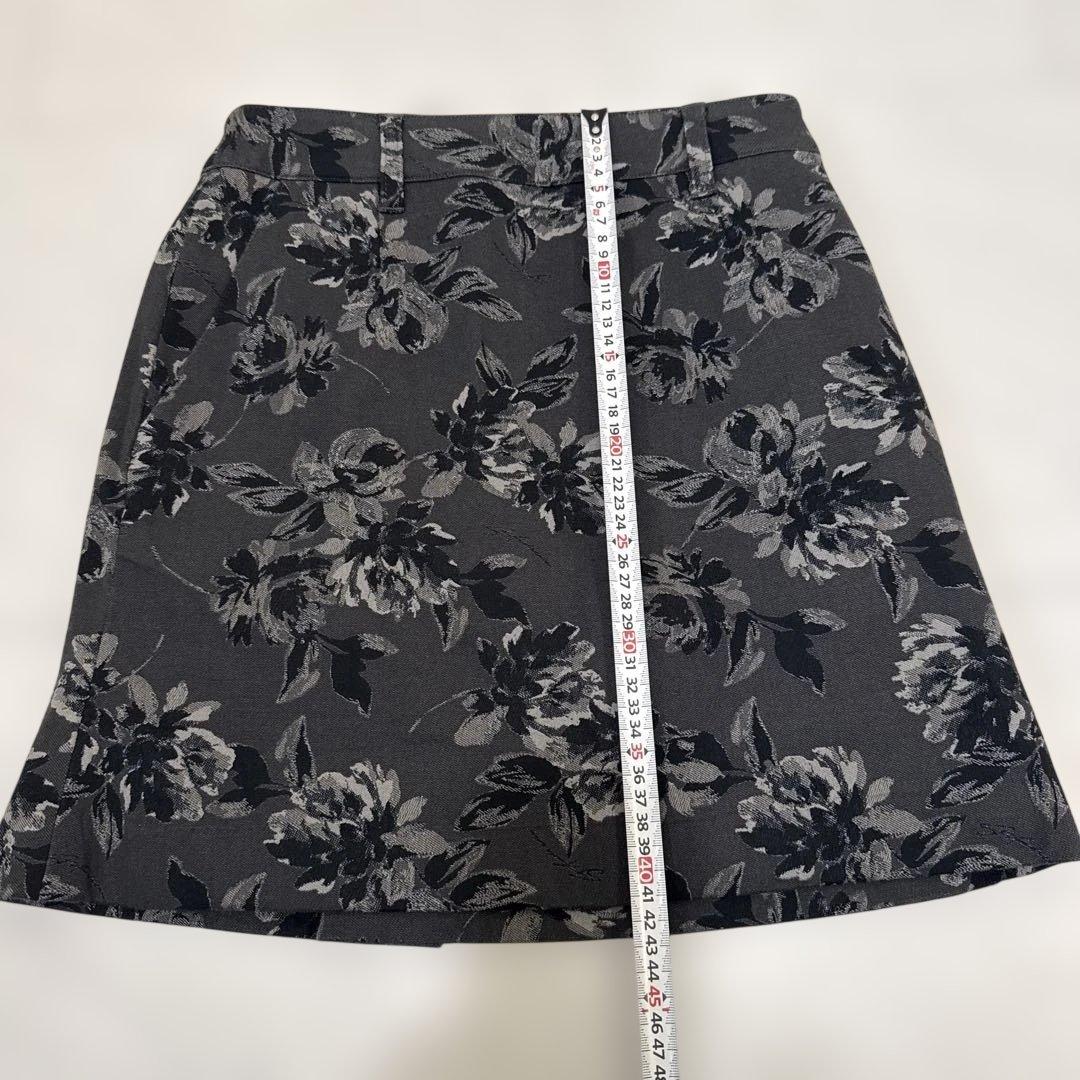 St ANDREWS 花柄スカート グレー