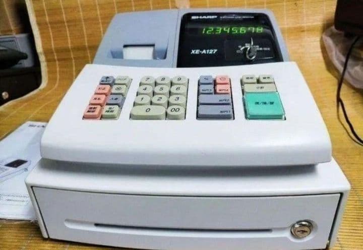 シャープレジスター　XE-A127　簡単便利特殊　送料込　653101