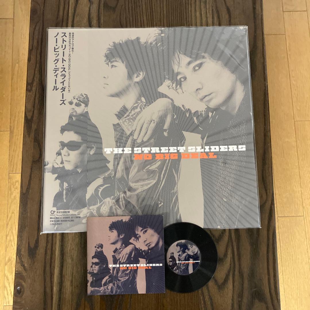 ノー・ビッグ・ディール/ストリートスライダーズ　　LP2枚組　コースター付き