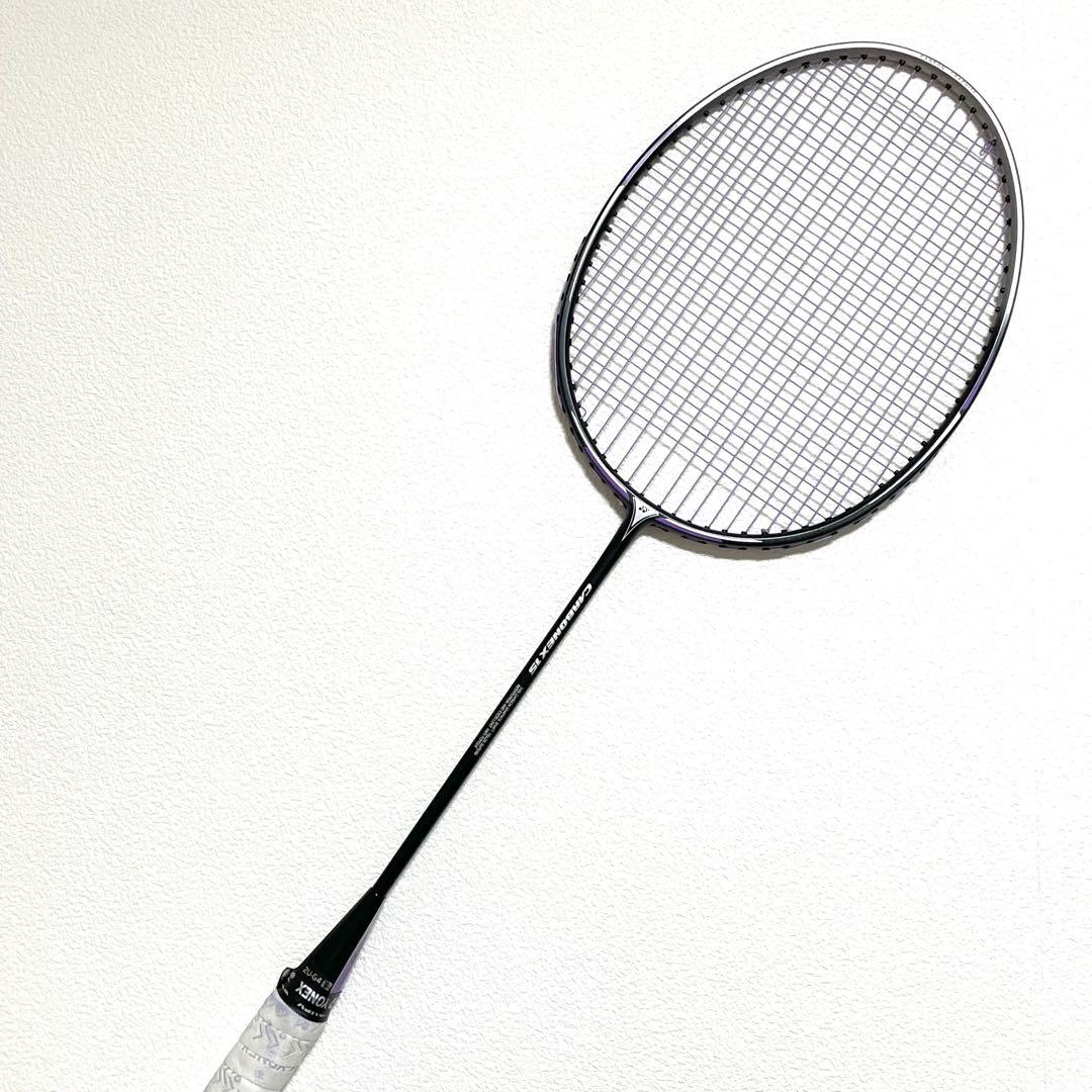 【美品】 YONEX バトミントン　ラケット　CARBONEX 15 紫