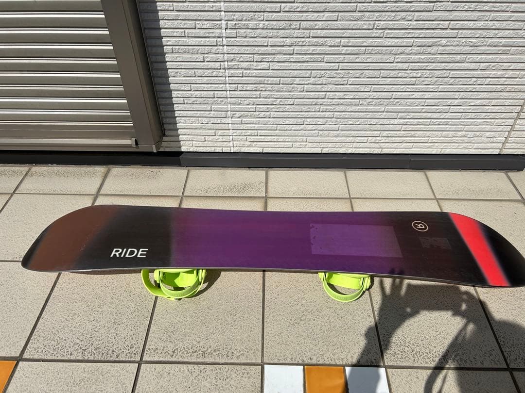 RIDEオールマウンテン 147cmスノーボード板&バインディング(単品購入可)