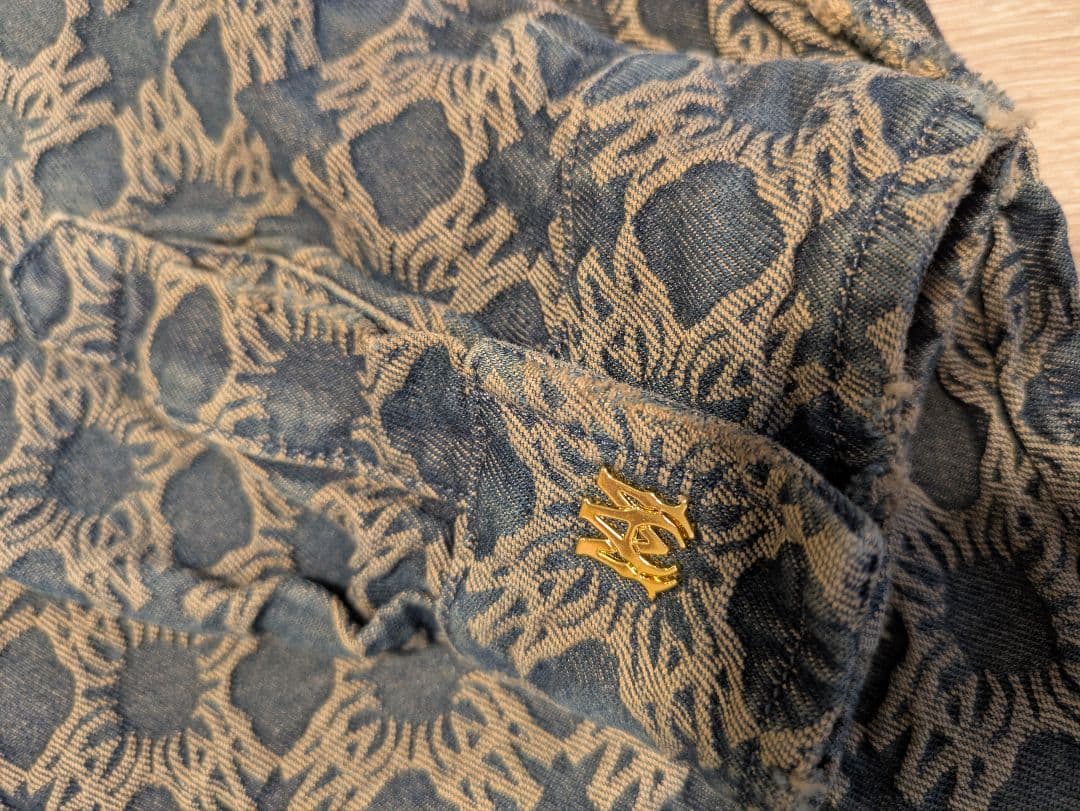AMIRI MA ロゴ総柄ジャケット　M