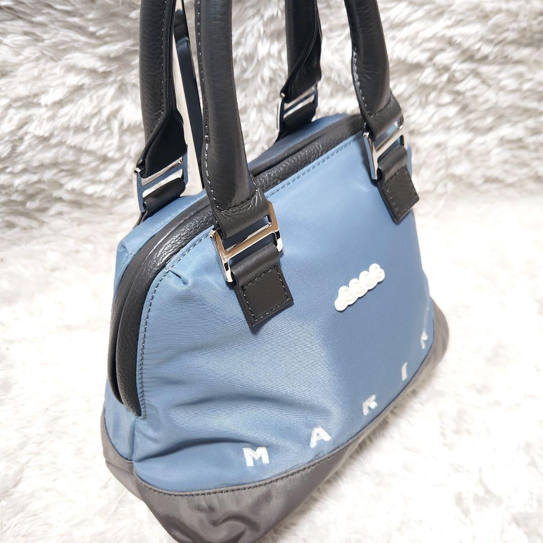 【ほぼ未使用・収納袋付】muta MARINE バイカラー ナイロンバッグ