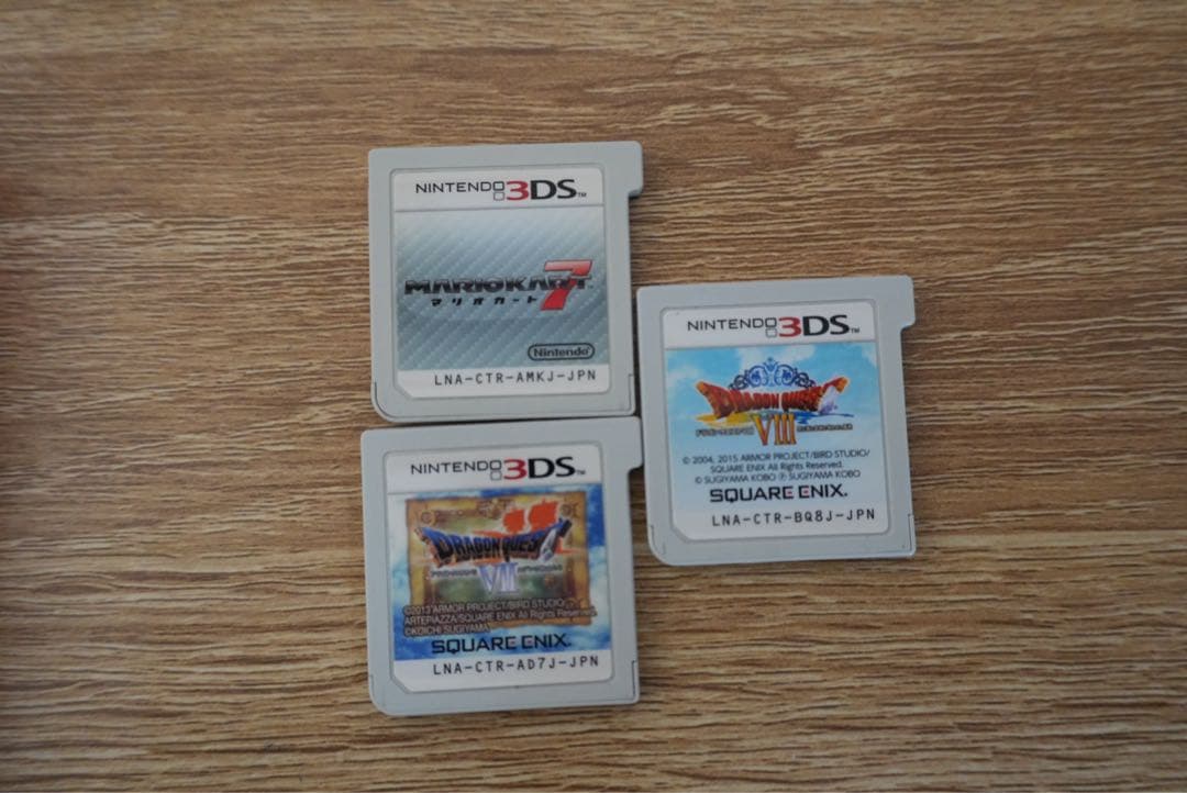 ニンテンドー3DSソフトセット×3ドラゴンクエストVII、VIII マリオカート