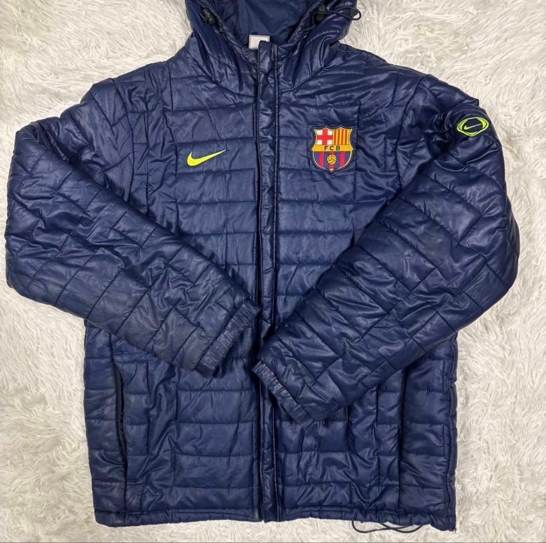 Nike FC Barcelona ダウンジャケット　サッカー　ベンチコート　L