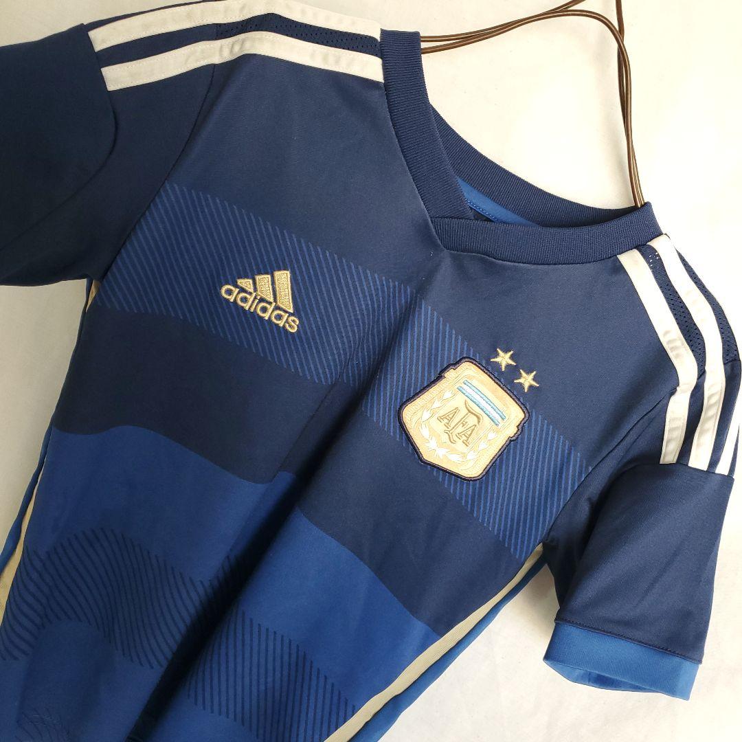 2014 アディダス アルゼンチン代表 ウェア Jr. W杯 半袖 ユニフォーム