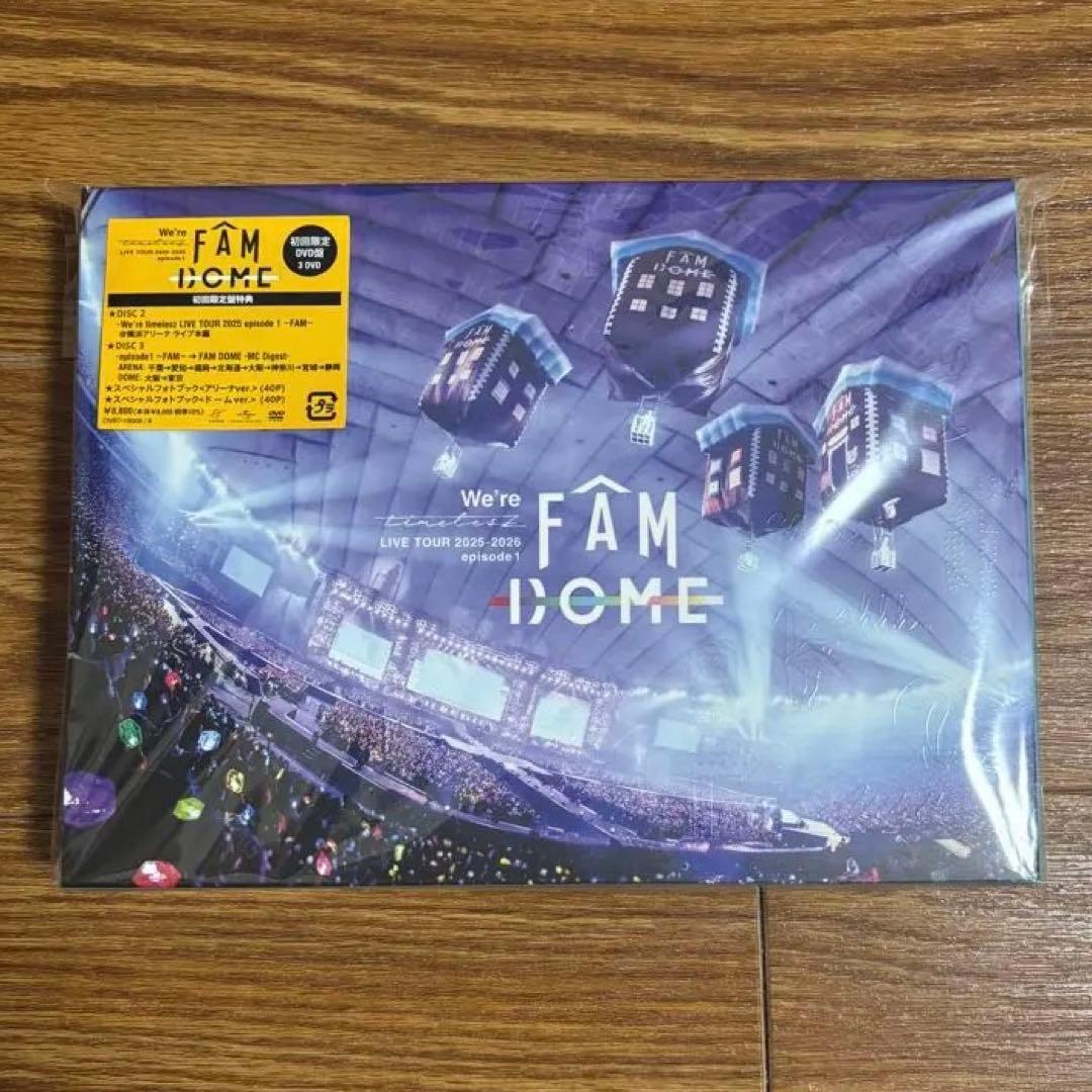 timelesz 「We're timeleszFAM DOME」DVD