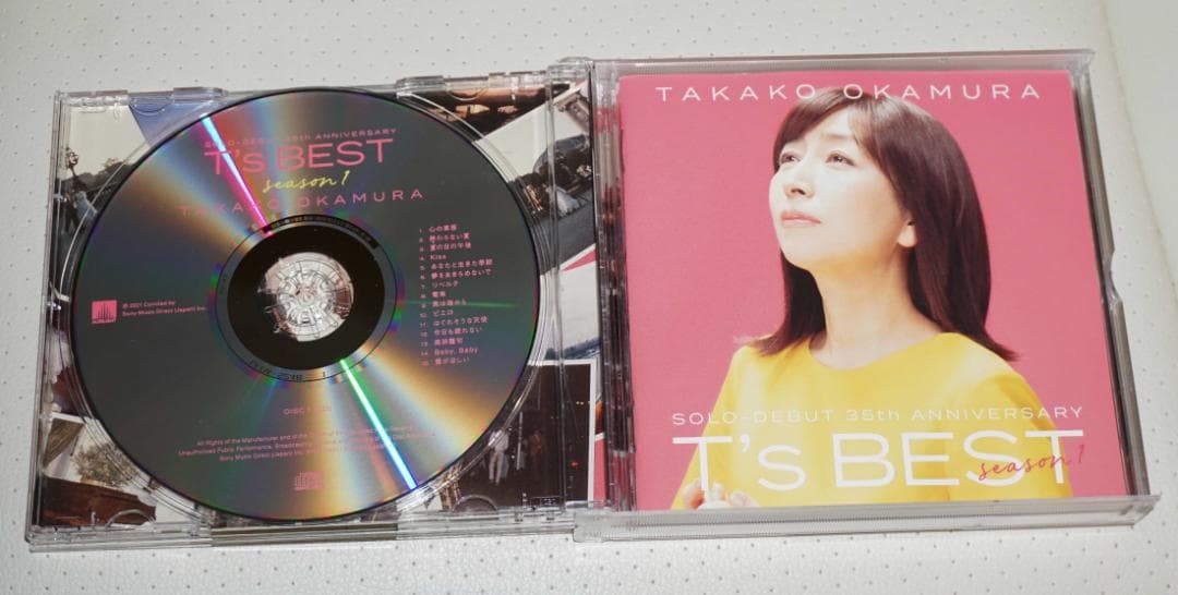 初回生産限定盤　岡村孝子「T's BEST season 1」2CD+BD