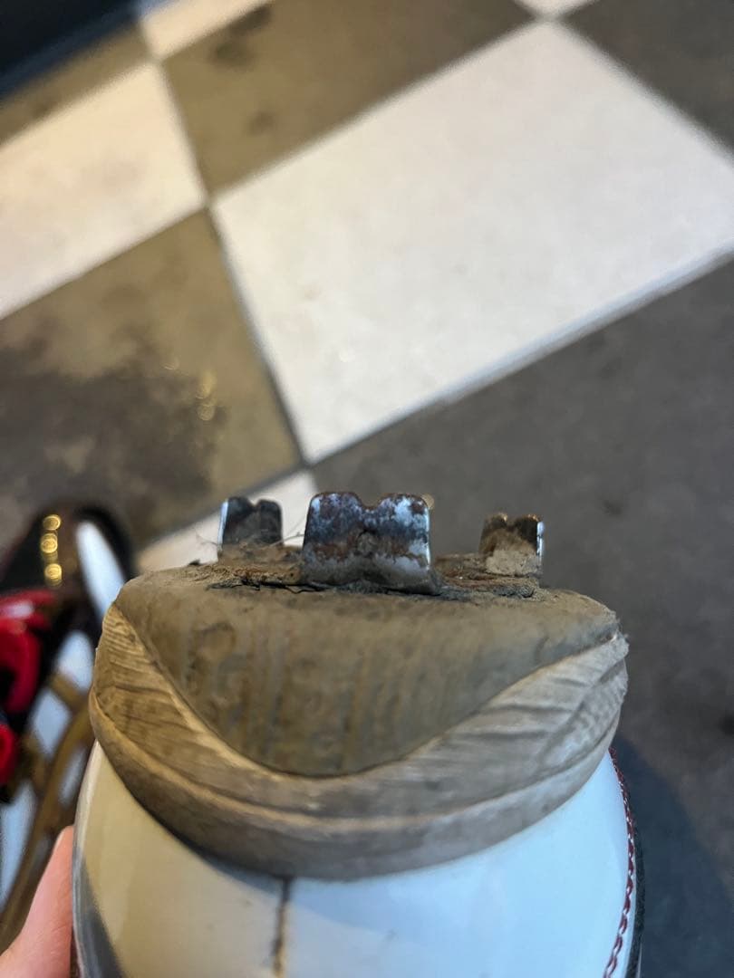 アシックス　野球オーダースパイク ホワイト/ブラック/ゴールド　27.0センチ