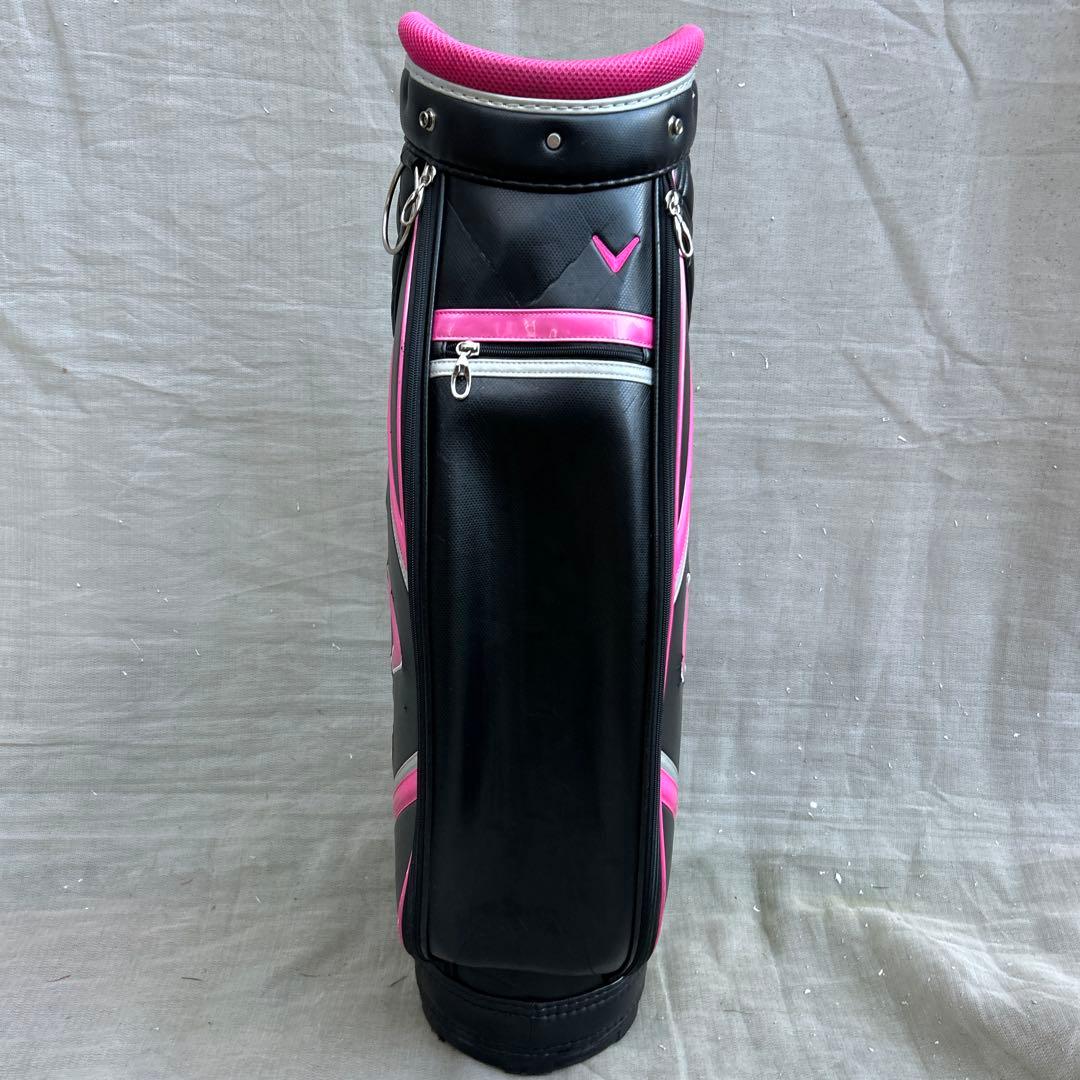 キャロウェイCallaway ゴルフバッグ キャディーバッグ ブラック/ピンク