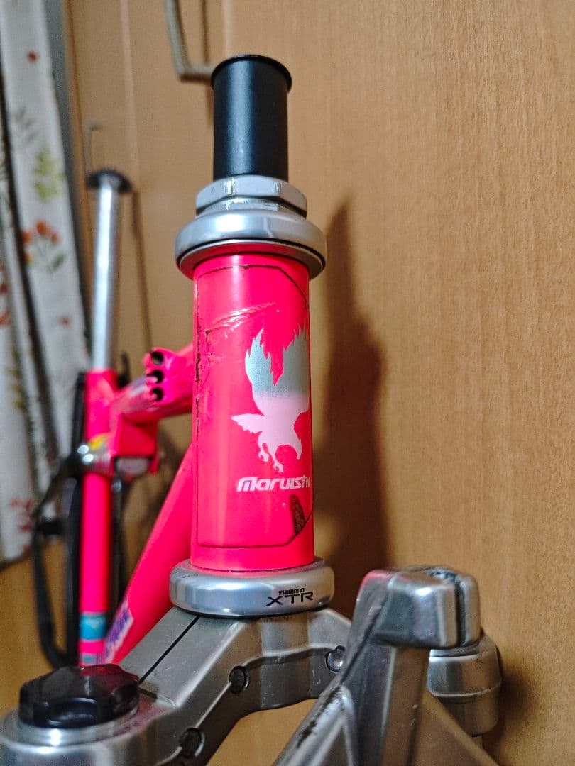 【ジャンク扱い】oldmtb 丸石 Black eagle フレームセット