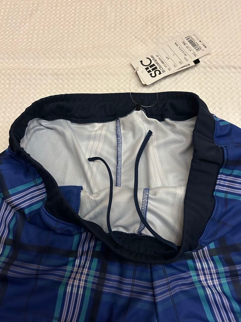 セントクリストファー テニスウェア　青系ショートパンツ　Lサイズ　新品