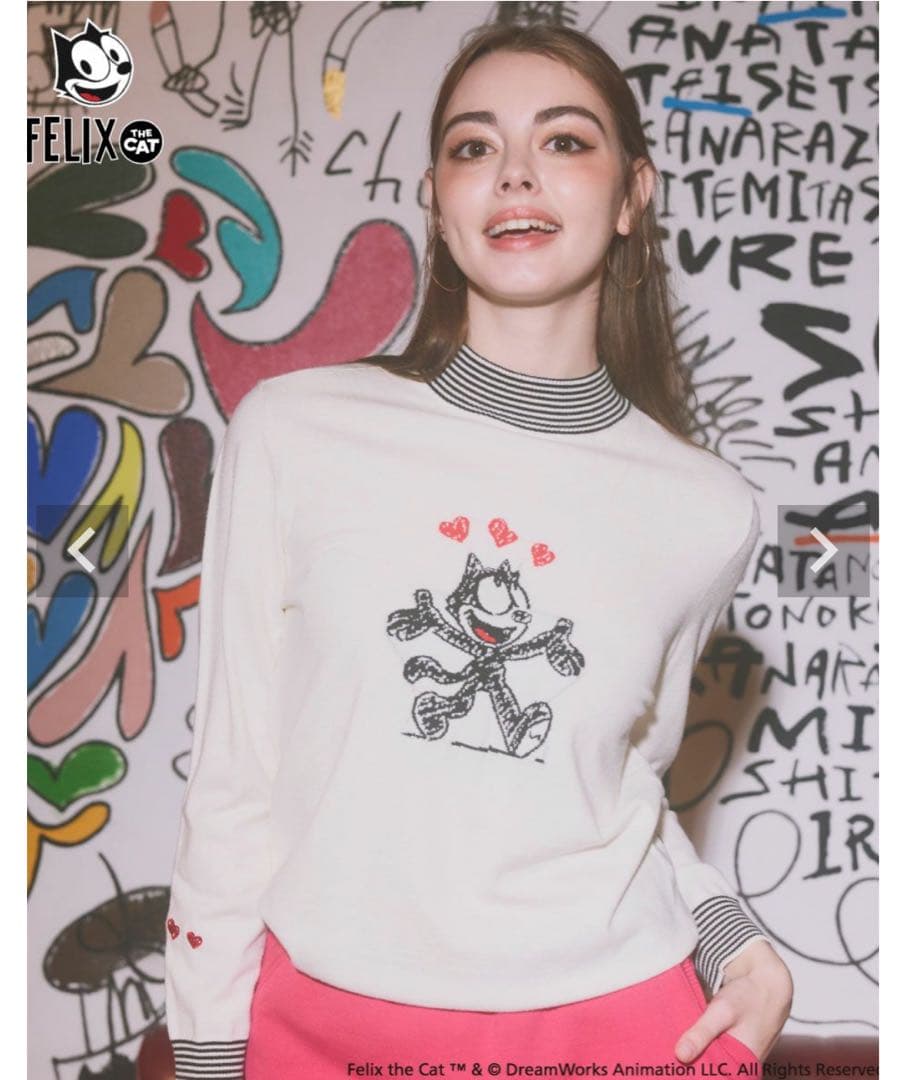 LOUDMOUTH×FELIX THE CATコラボ　ゴルフウエア　セットアップ
