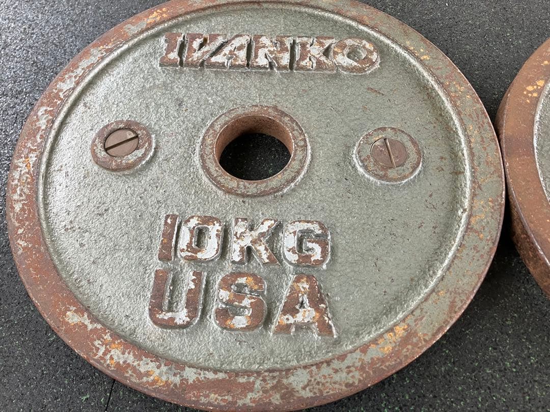 IVANKO 10kg 50mm 金属プレート 2枚セット　中古品