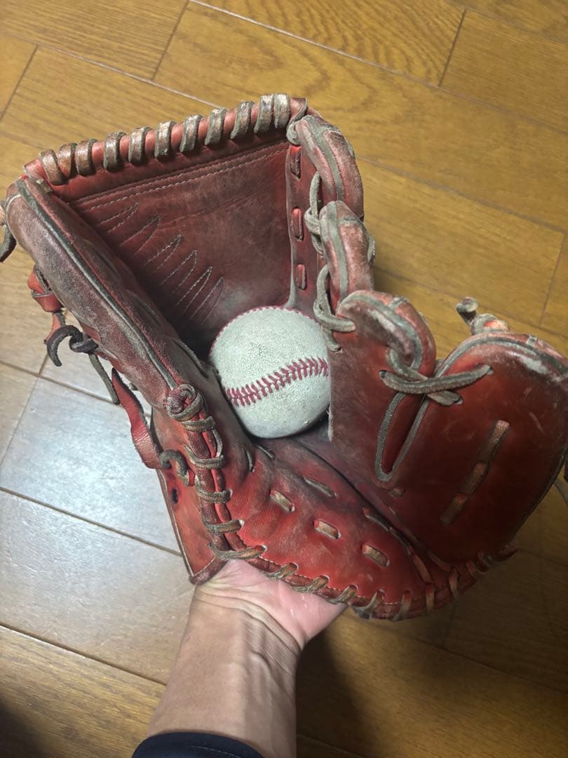 ミズノ　グローバルエリート　硬式　投手用　グローブ 高校野球対応ボールセット9個