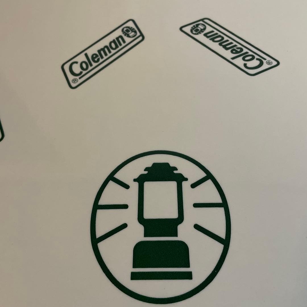 Coleman アルミテーブル 長方形 収納棚付き
