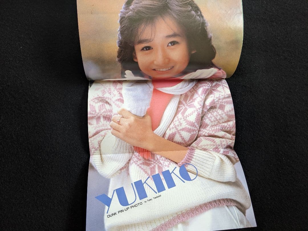 ダンク　小泉今日子　岡田有希子　沢口靖子　菊池桃子　中森明菜　河合奈保子　シール