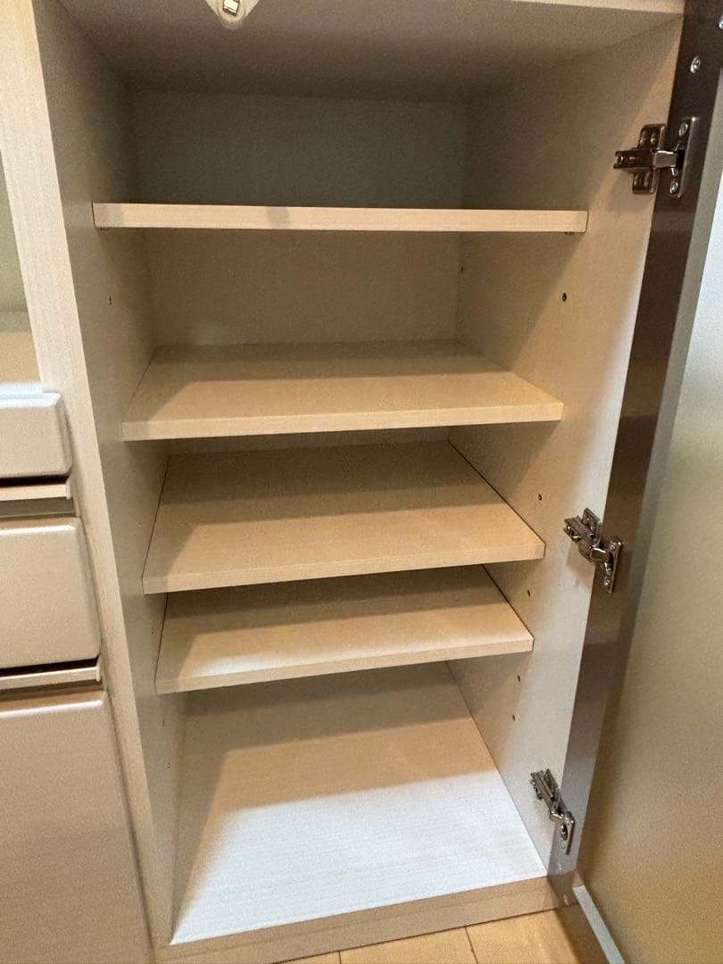 ⭐︎週末値下げ⭐︎ホワイトキッチンカウンター 引き出し付き