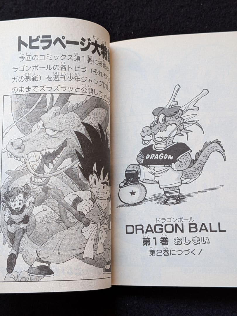 ドラゴンボール　1巻 鳥山明　孫悟空　亀仙人　ヤムチャ　少年ジャンプ　集英社