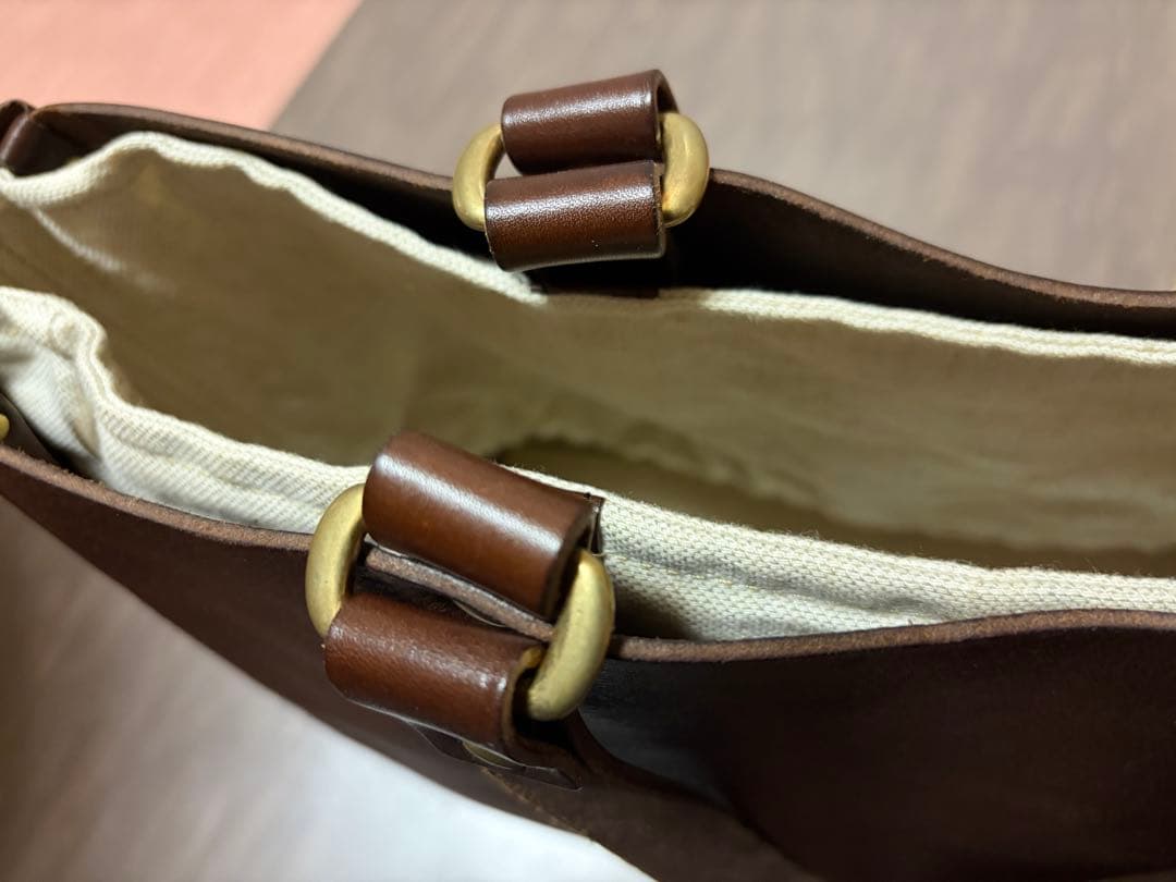 バッグ SLOW&CO Bono-Tote Bag-Width Type choco